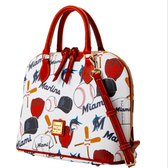 Dooney & Bourke Handbags - Dooney & Bourke Marlins Zip Zip Satchel